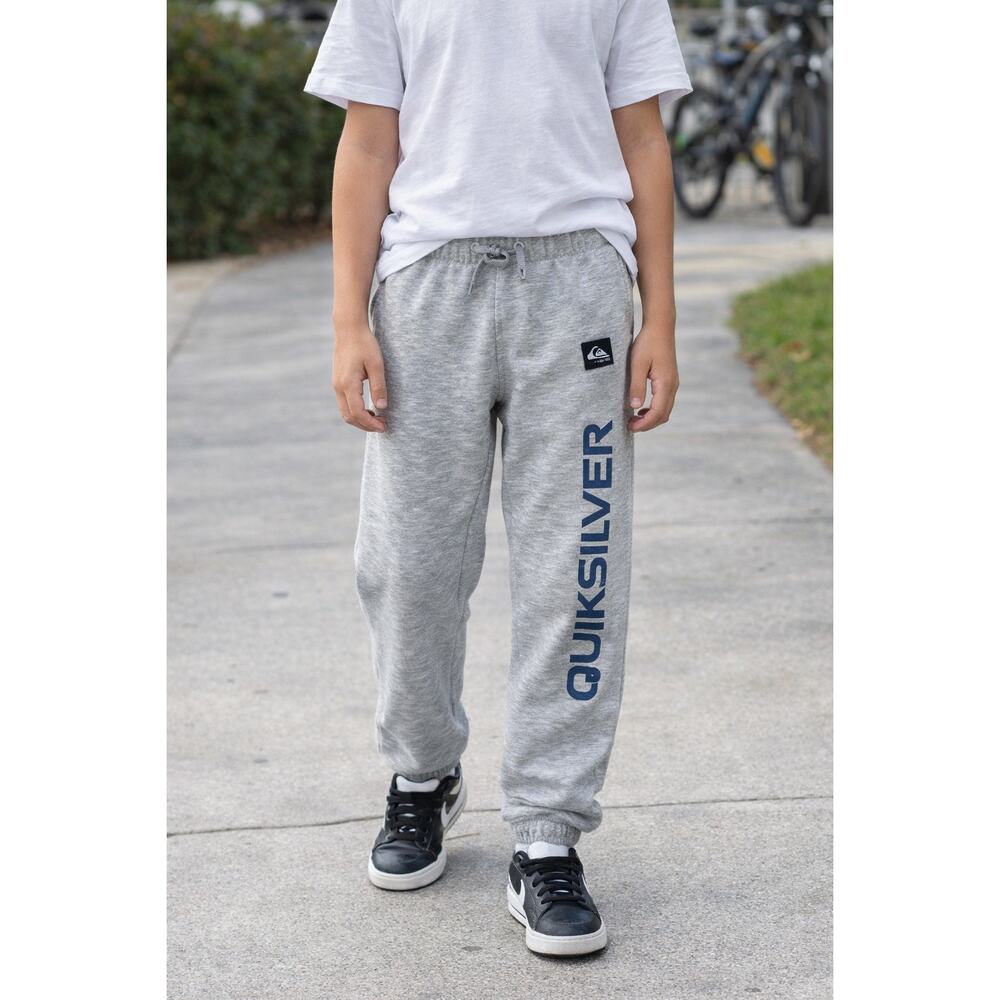 Quiksilver Boys Gray Fleece Jogger Sweatpants Size M (10/12) NWT